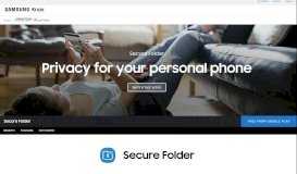 
							         Secure Folder | Samsung Knox								  
							    