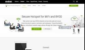 
							         Secure Hotspot Appliance for Internet Access & BYOD | Endian								  
							    