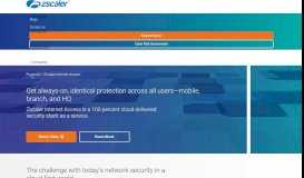 
							         Secure Internet Gateway | Zscaler Internet Access (ZIA)								  
							    