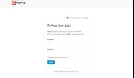 
							         Secure login | PayProp								  
							    