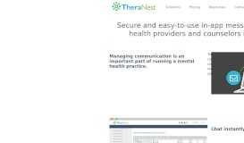 
							         Secure Messaging in the Client Portal - TheraNest								  
							    