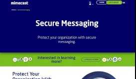 
							         Secure messaging platform intro | Mimecast								  
							    