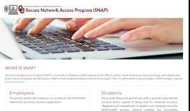 
							         Secure Network Access Program (SNAP)								  
							    