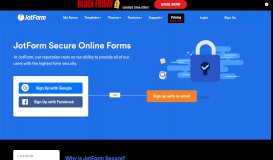 
							         Secure Online Forms | Form Security | JotForm								  
							    