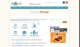 
							         Secure Online Patient Portal | Pinnacle Medical Group								  
							    