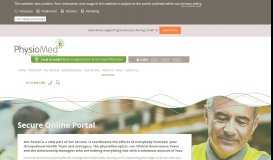 
							         Secure Online Portal - Physiomed								  
							    