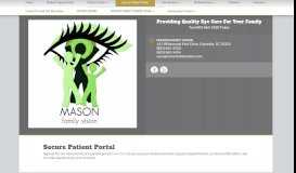 
							         Secure Patient Portal - Mason Family Vision								  
							    