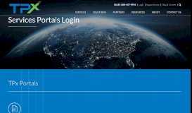 
							         Secure Portal Logins | TPx								  
							    