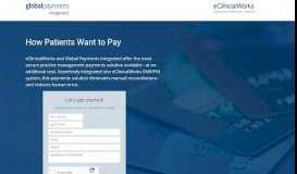 
							         Secure & Reliable Payment Processing for eClinicalWorks by OpenEdge								  
							    