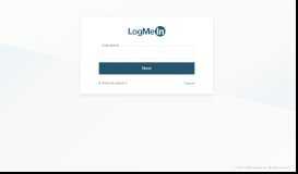 
							         Secure Sign In - LogMeIn, Inc.								  
							    