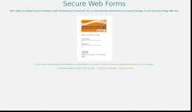
							         Secure Web Forms - Essential Energy								  
							    