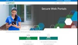
							         Secure Web Portals								  
							    