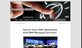 
							         Secure Your AWS Workloads with IBM Managed Services | Impact ...								  
							    