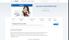 
							         Secure.clienttell.net website. ClientTell Portal.								  
							    