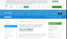 
							         SecureDocs. Online document delivery and acceptance tool.								  
							    