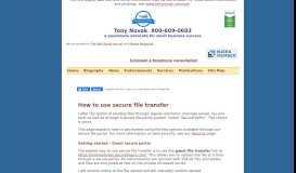 
							         SecureFilePro instructions - Tony Novak								  
							    