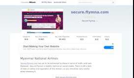 
							         Secure.flymna.com website. Myanmar National Airlines.								  
							    