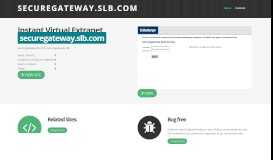 
							         securegateway.slb.com Instant Virtual Extranet								  
							    