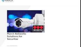 
							         Securitas Partners | March Networks								  
							    