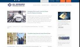 
							         security guard Archives | El Dorado Insurance Agency, INC								  
							    