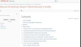 
							         Security in Oracle Secure Enterprise Search								  
							    