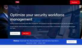 
							         Security Operations Guarding Suite - Client Portal - TrackTik								  
							    