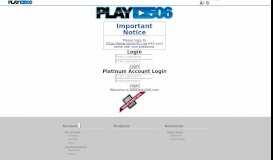 
							         Security - Play506 - Sports Information								  
							    