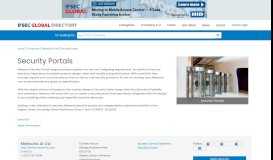 
							         Security Portals | Meesons AI Ltd | IFSEC Global Directory								  
							    