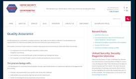 
							         Security Quality Assurance | Professional Security Services | USI								  
							    