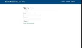 
							         Security Roots User Portal: Sign in								  
							    