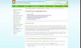 
							         Security Tips on Using HKU Portal | Information Technology Services ...								  
							    