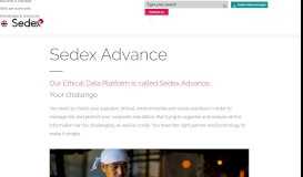 
							         Sedex Advance | Sedex								  
							    