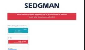 
							         Sedgman Remote Access Portal								  
							    