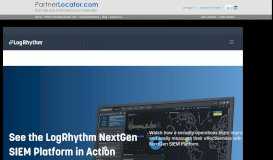 
							         See LogRhythm in Action - Vendor Page								  
							    