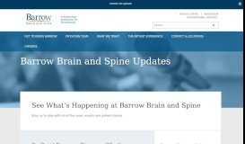 
							         See What's Happening at Barrow Brain and Spine Archives - Page 11 ...								  
							    