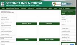 
							         SeedNet India Portal								  
							    