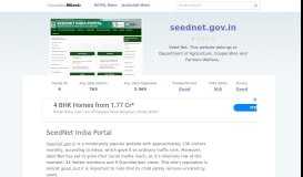 
							         Seednet.gov.in website. SeedNet India Portal.								  
							    