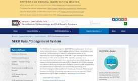 
							         SEER Data Management System (SEER*DMS) - Surveillance ...								  
							    