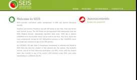
							         SEIS - Special Education Information System								  
							    