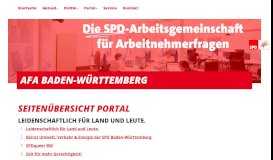
							         Seitenübersicht Portal - AfA Baden-Württemberg								  
							    