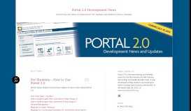 
							         SEIU 775NW | Portal 2.0 Development News								  
							    