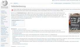 
							         Selbstbedienung – Wikipedia								  
							    