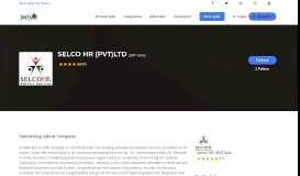 
							         Selco HR (PVT)Ltd - Jobsdirect								  
							    