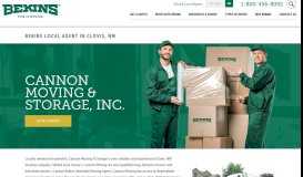 
							         Select Cannon Moving & Storage, Inc. as your local Mover in Clovis ...								  
							    