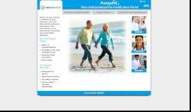 
							         Select Health PromptPA Portal: Home								  
							    