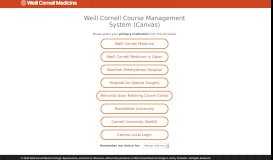 
							         Select Login Provider for Weill Cornell Course Management System ...								  
							    