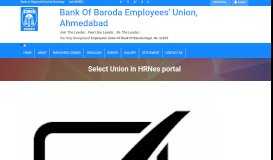 
							         Select Union in HRNes portal | BOBEU - Bank Of Baroda ...								  
							    