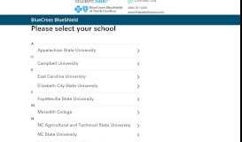 
							         Select University								  
							    