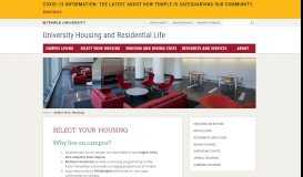 
							         Select Your Housing | University Housing and Residential Life								  
							    