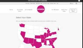 
							         Select Your State - Ambetter								  
							    